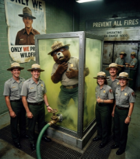 smokey_the_bear_getting_gas_chambered.jpg