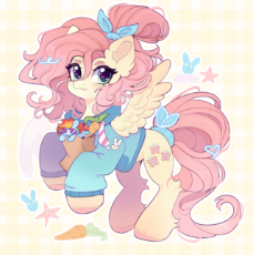 3685903__safe_artist-colon-wizzie_derpibooru+import_fluttershy_pegasus_pony_g4_bow_carrot_clothes_female_food_hair+bow_image_mare_png.png