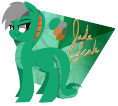 1438772__safe_artist-colon-themodpony_oc_oc-colon-jade scale_oc only_cobra hood_fangs_long tail_original species_reference sheet_serpony_simple backgro.png