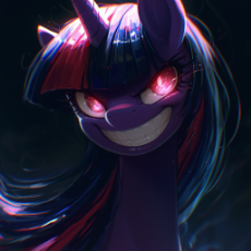 6947738__safe_imported+from+derpibooru_twilight+sparkle_pony_unicorn_ai+content_ai+generated_dark_evil_evil+grin_glowing_glowing+eyes_grin_horn_outdoors_prompte.png