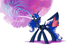 929926__safe_solo_princess luna_robot_flag_fireworks_united states_artist-colon-amarcato_independence day_american flag.png