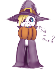 57_1564716__safe_oc_-aryanne_ only_4chan_cute_earth pony_female focus_halloween_hat_holiday_looking at you_Jekijet.jpeg