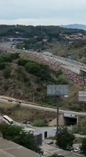 Today, 5 marches from different places in Catalonia, about Barcelona.mp4