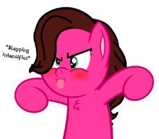 1525342__safe_artist-colon-aaronkid14_artist-colon-aaronkidney14_oc_oc only_oc-colon-rose bloom_blep_blushing_chest fluff_cute_meme_pony_simple backgro.png