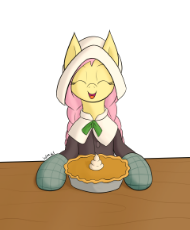 6314691__safe_artist-colon-wapamario63_imported+from+ponybooru_fluttershy_pegasus_pony_clothes_cute_eyes+closed_female_food_happy_holiday_mare_pie_pilgrim+outfi.png