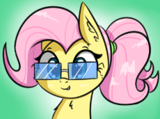 1695398__safe_artist-colon-artiks_derpibooru+import_fluttershy_pegasus_pony_alternate+hairstyle_bust_female_glasses_looking+at+you_mare_nerd_simple+bac.png