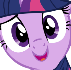 1243648__safe_artist-colon-cyanlightning_twilight+sparkle_pony_the+saddle+row+review_absurd+resolution_close-dash-up_cute_female_hi+anon_mare_simple+background_.png