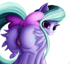 1733552__explicit_artist-colon-tyzain_flitter_anatomically correct_anus_both cutie marks_bow_clitoris_female_heart clitoris_looking at you_mare_nudity_.png