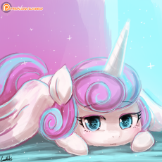 1106990__safe_artist-colon-lumineko_princess flurry heart_the crystalling_spoiler-colon-s06_cute_looking at you_patreon_prone_solo_wingding eyes.png