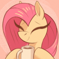 3706855__safe_artist-colon-candy+meow_derpibooru+import_fluttershy_pegasus_pony_g4_^^_abstract+background_animated_chocolate_drink_eyes+closed_fema.gif