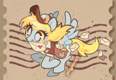 7539669__safe_artist-colon-jellyjeanart_imported+from+derpibooru_derpy+hooves_pegasus_bag_cap_cute_digital+art_female_hat_letter_mailmare_mare_mo.jpg