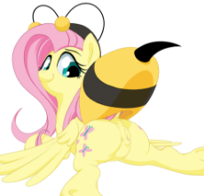 565252__solo_explicit_nudity_fluttershy_clothes_simple background_solo female_cute_smiling_animated.gif