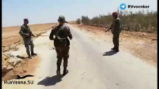 Syrian Army Blocks American Convoy.mp4