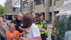 Dutch Police Brutally Assault Farmers Then Are Pushed Back After The Crowd Unites Against Them.mp4