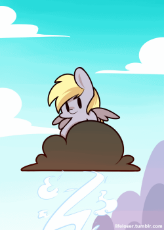 473257__safe_artist-colon-mackinn7_derpy hooves_animated_bouncing_chibi_cloud_cloudy_cute_derpabetes_happy_jumping_lifeloser win.gif