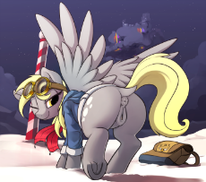 1611142__explicit_artist-colon-dimfann_derpy hooves_anatomically correct_anus_bubble butt_clop for a cause 2_clothes_dock_female_goggles_hoodie_looking.png
