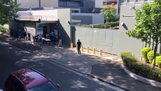 Aussie cowboy venting in front of the Chinese embassy in Sydney, Australia-P0cYJkGk7gI.webm