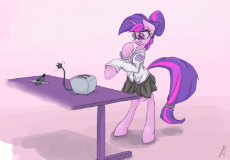 869674__safe_artist-colon-lightf4lls_twilight sparkle_bipedal_clothes_ghostbusters_ghostbusters 2_grin_hair bun_pony_safety goggles_scientist_sci-dash-.png