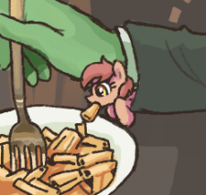 6530923__safe_artist-colon-plunger_imported+from+twibooru_oc_oc+only_oc-colon-anon_human_pony_female_food_fork_image_mac+and+cheese_macaroni_mare_meme_micro_pas.png