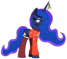 7132361__safe_artist-colon-maretian_princess+luna_alicorn_christmas_clothes_female_holiday_lidded+eyes_looking+at+you_mare_messy+mane_mistlet.png