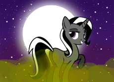 154285__safe_trixie_original species_story included_fart_skunk_smelly_visible stench_skunk pony_artist-colon-doctoramerica.png