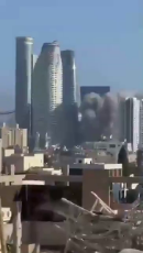 Iran hits one of the jews' holiest sites, the stock exchange.mp4