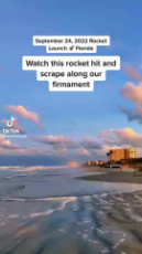 ROCKET HITS THE WATERS ABOVE IN FLORIDA .mp4