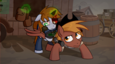 7219696__semi-dash-grimdark_artist-colon-uspen_imported+from+derpibooru_oc_oc+only_oc-colon-calamity_oc-colon-littlepip_pegasus_pony_unicorn_f.png