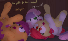 6180833__explicit_artist-colon-dtcx97_imported+from+twibooru_apple+bloom_scootaloo_sweetie+belle_earth+pony_pegasus_pony_unicorn_art+pack-colon-sleepless+nights.png