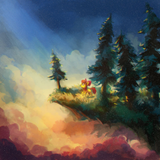 946739__safe_apple+bloom_solo_female_pony_earth+pony_open+mouth_filly_raised+hoof_tree_cloud_wide+eyes_looking+up_sky_grass_scenery_cloudy_p.jpeg