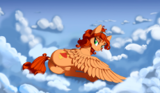 1646023__explicit_artist-colon-lunebat_oc_oc only_anatomically correct_anus_cloud_crotchboobs_dock_female_looking back_mare_nipples_nudity_pegasus_plot.png