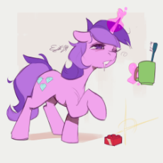 6917501__safe_artist-colon-egil_imported+from+derpibooru_amethyst+star_sparkler_pony_unicorn_drool_female_horn_lego_levitation_magic_mare.png