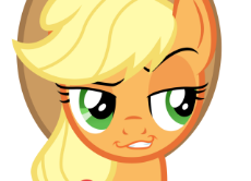 533929__safe_applejack_solo_simple+background_transparent+background_edit_meme_vector_bedroom+eyes_three's+a+crowd_smugdash_oh+my_unconvinced+apple.png