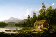 Thomas Cole (1801-1848) Home in the Woods - Oil on canvas 1847.jpeg