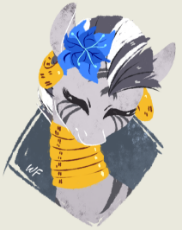 1329384__safe_zecora_solo_female_simple+background_smiling_cute_eyes+closed_jewelry_bust_piercing_portrait_happy_ear+piercing_flower_signatu.png