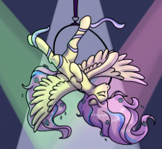 3769855__safe_artist-colon-kate+sparkls_derpibooru+import_fluttershy_pegasus_pony_g4_acrobatics_eyes+closed_flower_flower+in+hair_image_png_spread+wing.png