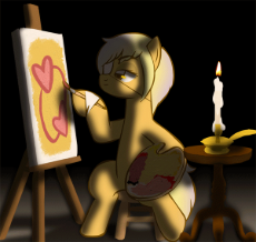 7238475__safe_artist-colon-mod+wit_imported+from+derpibooru_oc_oc-colon-candlelight+song_art_artist_askbananaswit_candle_candle+holder_canvas_dark_dark+backgrou.gif