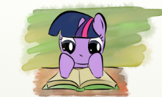 my little pony reading.gif