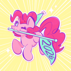 7408841__safe_artist-colon-typhwosion_imported+from+derpibooru_pinkie+pie_earth+pony_pony_flag_happy+new+year_happy+new+year+2026_hat_holiday_one+eye+closed_par.png