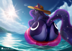 3165152__explicit_artist-colon-veles_princess+luna_alicorn_anus_cameltoe_clothes_cutie+mark_female_hat_life+preserver_looking+at+you_looking+back_mare_mountain_.png