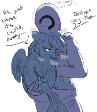 Dash and anon cold cuddles.png