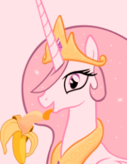 1259579__suggestive_princess celestia_animated_banana_do you like bananas?_female_food_licking_princess molestia_smiling_solo_solo female_sparkles_to.gif
