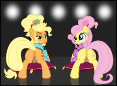 2373349 - Applejack Fluttershy Friendship_is_Magic My_Little_Pony cheesepuff.png