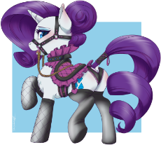2525053__suggestive_artist-colon-taytinabelle_derpibooru+exclusive_rarity_pony_unicorn_beautiful_bedroom+eyes_belly+fluff_blue+background_blushing_bridle_butt_b.png