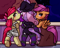 2978572__safe_apple+bloom_scootaloo_sweetie+belle_female_clothes_unicorn_pegasus_earth+pony_looking+at+you_butt_plot_filly_looking+back_tail_floppy+e.png