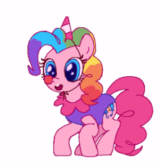 pinkie clowning.gif