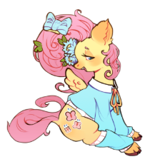 3806299__safe_artist-colon-galina969_artist-colon-galinka6_derpibooru+import_fluttershy_pegasus_pony_g4_bow_clothes_female_flower_flower+in+hair_hair+b.png