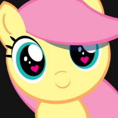 763592__artist needed_safe_fluttershy_black background_cute_filly_heart eyes_hnnng_shyabetes_simple background_wingding eyes.jpeg