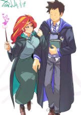 7108036__safe_artist-colon-sozglitch_imported+from+derpibooru_sunset+shimmer_oc_human_bedroom+eyes_big+breasts_breasts_female_harry+potter+28ser.jpg