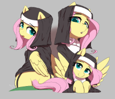 2869331__suggestive_fluttershy_female_pony_solo_mare_clothes_simple+background_pegasus_looking+at+you_open+mouth_wings_spread+wings_looking+back_tail.png